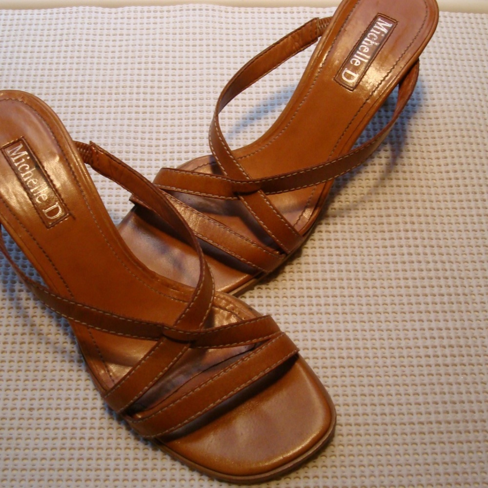 Michelle D Strappy Pumps Heels